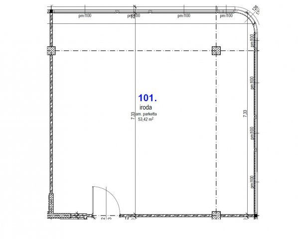 Kiadó iroda, Várpalotán, Szent István úton 267 E Ft / hó