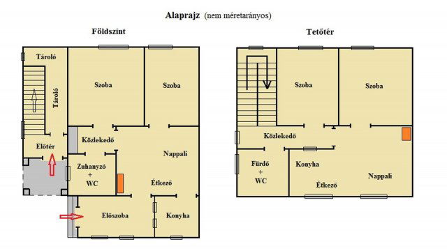 Eladó családi ház, Ajkán 71.9 M Ft, 4 szobás