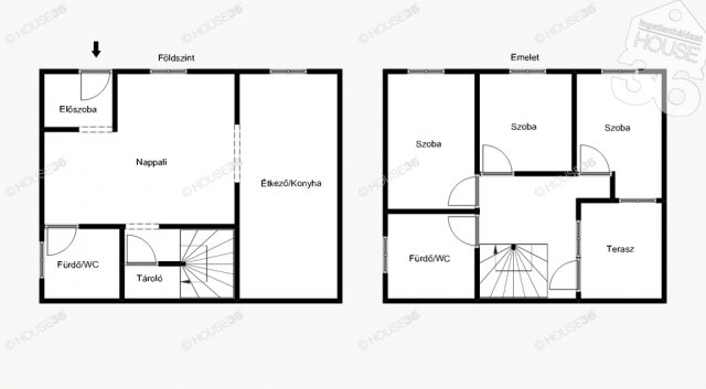 Eladó ikerház, Kecskeméten 79.9 M Ft, 4 szobás