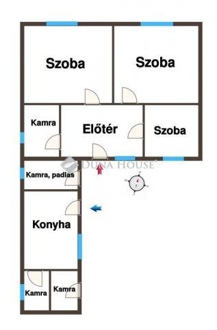 Eladó mezogazdasagi ingatlan, Pálmonostorán 12.8 M Ft, 2+1 szobás