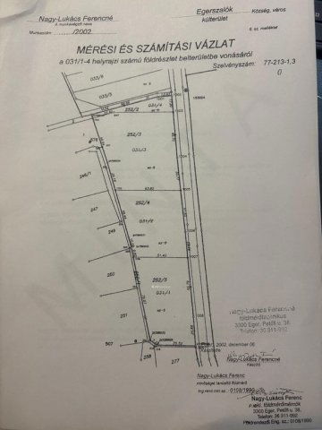 Eladó telek, Egerszalókon 39 M Ft / költözzbe.hu