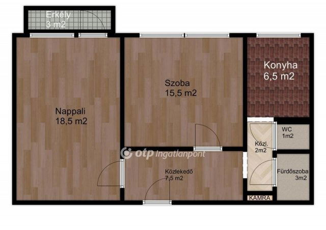 Eladó panellakás, Tiszavasváriban 18.49 M Ft, 2 szobás