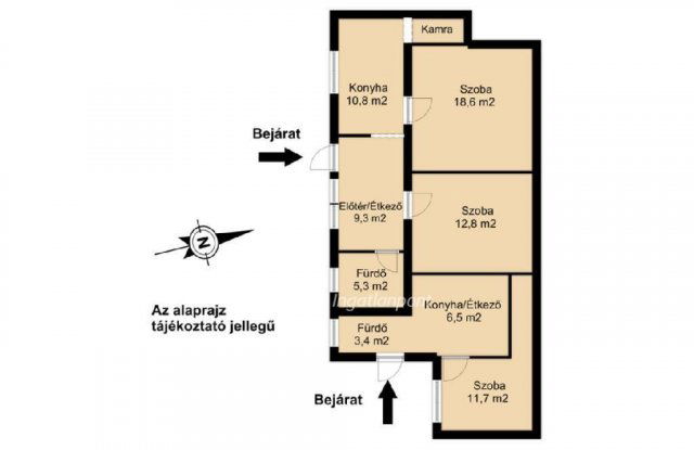 Eladó családi ház, Budapesten, XXI. kerületben 58 M Ft, 3 szobás