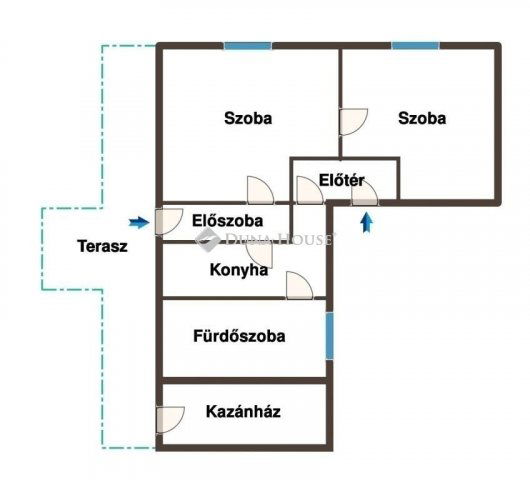 Eladó ikerház, Csömörön 75.8 M Ft, 2 szobás