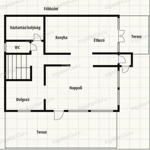 Kiadó családi ház, albérlet, Kecskeméten 800 E Ft / hó