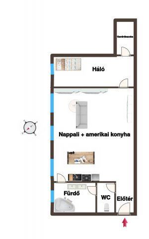 Eladó téglalakás, Budapesten, IX. kerületben 98 M Ft, 2 szobás