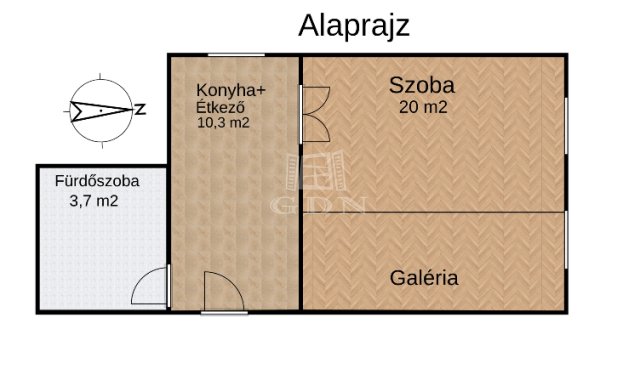 Eladó téglalakás, Budapesten, VIII. kerületben 45.9 M Ft