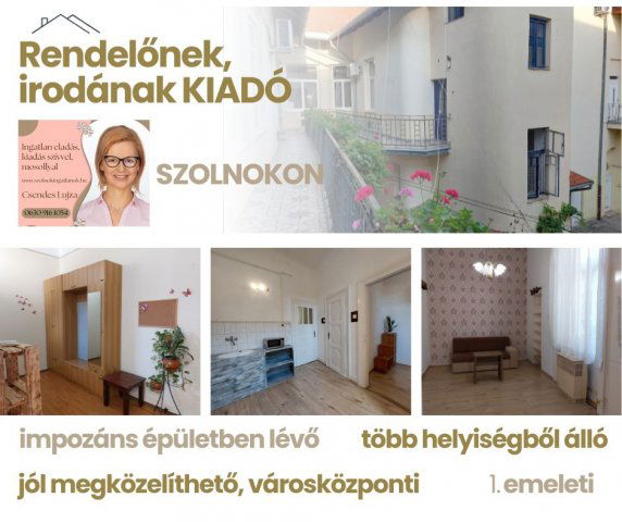 Kiadó téglalakás, albérlet, Szolnokon 220 E Ft / hó, 3+1 szobás