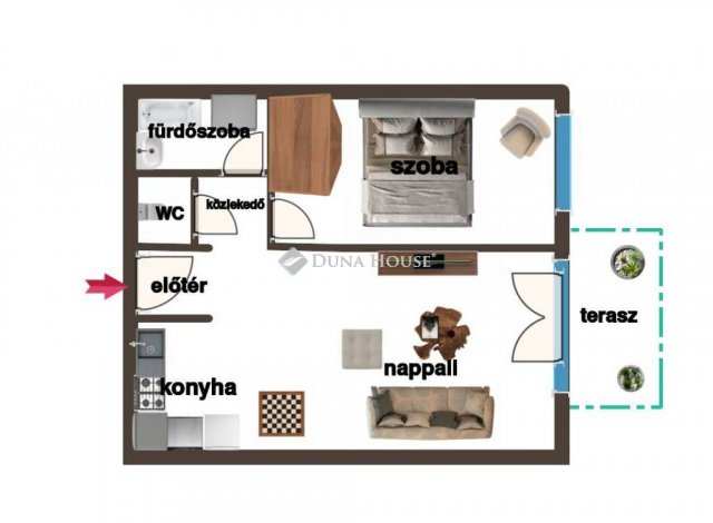 Eladó téglalakás, Budapesten, VIII. kerületben, Corvin sétányon
