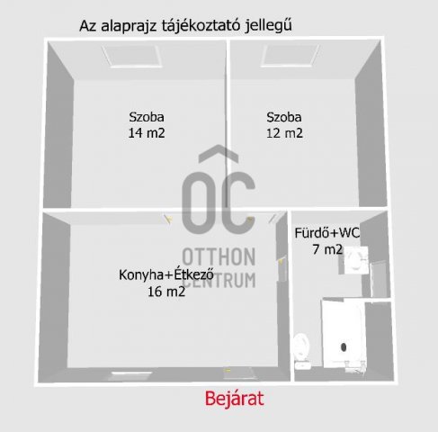 Eladó családi ház, Ercsiben 49.9 M Ft, 2 szobás