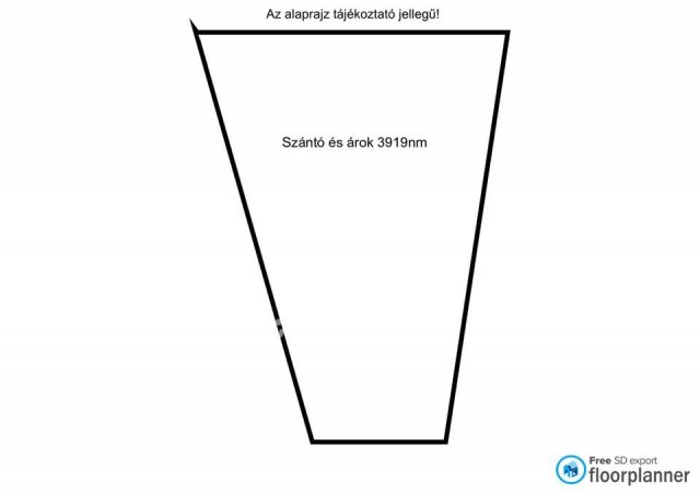 Eladó mezogazdasagi ingatlan, Ordason 1.7 M Ft
