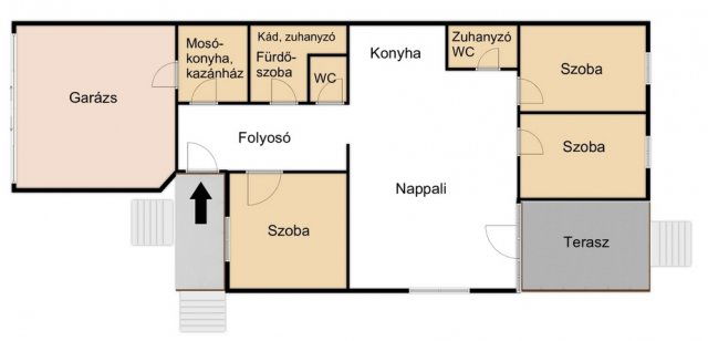 Eladó ikerház, Nyíregyházán 74.9 M Ft, 3 szobás