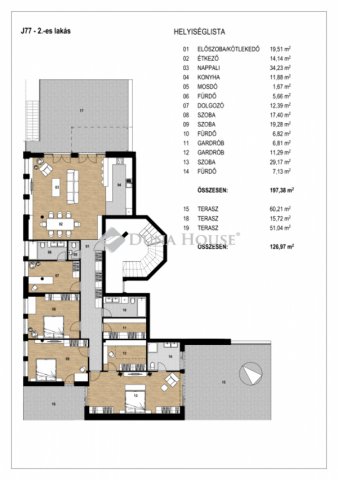 Eladó téglalakás, Budapesten, III. kerületben 353.99 M Ft