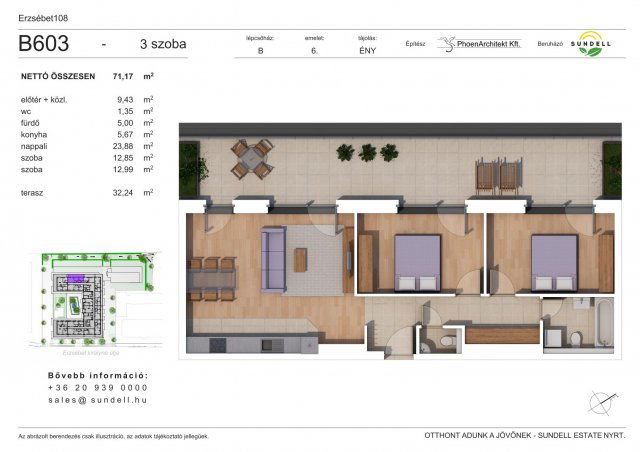 Eladó téglalakás, XIV. kerületben, Erzsébet királyné útján