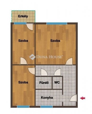 Eladó panellakás, Budapesten, XX. kerületben 63.9 M Ft, 3 szobás