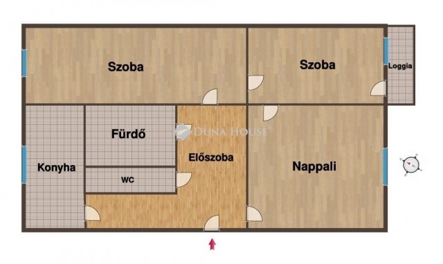 Eladó panellakás, Szegeden 54 M Ft, 3 szobás