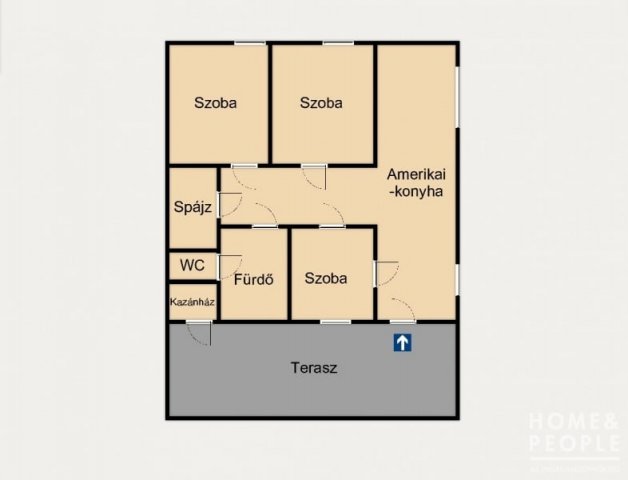 Eladó családi ház, Kiszomboron 33 M Ft, 3 szobás