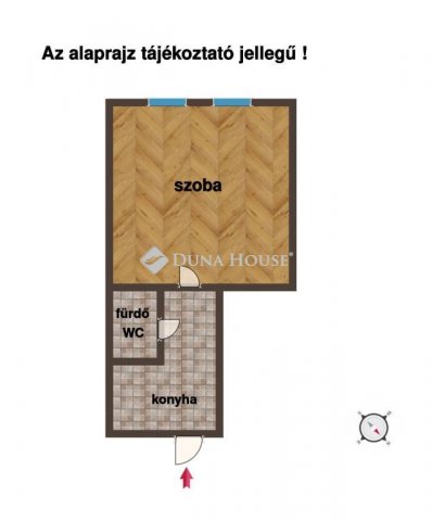 Eladó téglalakás, Budapesten, VIII. kerületben 39.9 M Ft