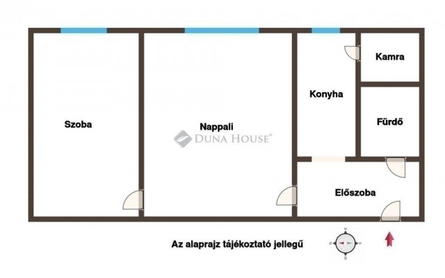 Eladó téglalakás, Budapesten, IV. kerületben 79.2 M Ft, 2 szobás