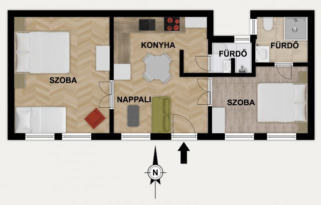 Eladó téglalakás, Budapesten, VI. kerületben, Király utcában