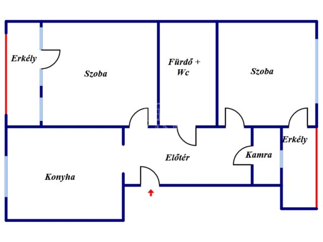 Eladó téglalakás, Székesfehérvárott 42.9 M Ft, 2 szobás
