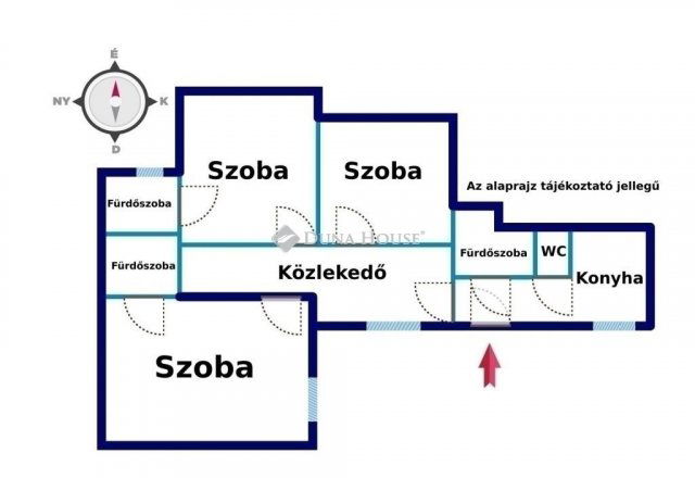Eladó téglalakás, Budapesten, VII. kerületben 73 M Ft, 3 szobás
