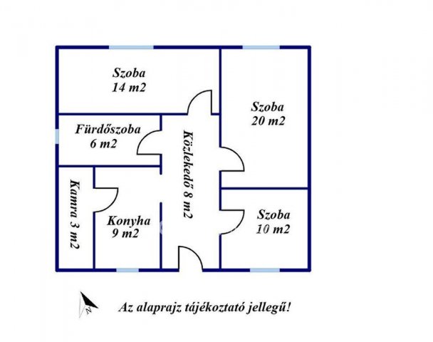 Eladó családi ház, Nyársapáton 42 M Ft, 2+1 szobás