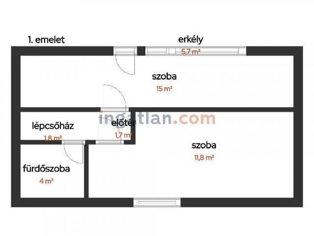 Eladó nyaraló, Hajdúszoboszlón 49.9 M Ft, 3 szobás