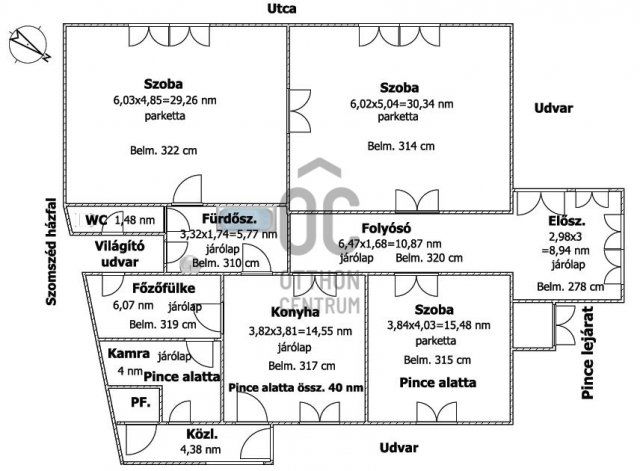 Eladó családi ház, Makón 65 M Ft, 3 szobás