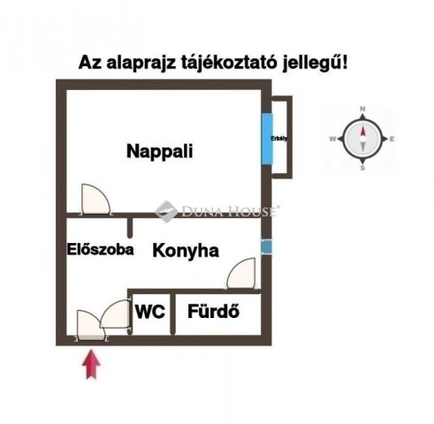 Eladó téglalakás, Szigetszentmiklóson 45.9 M Ft, 1 szobás