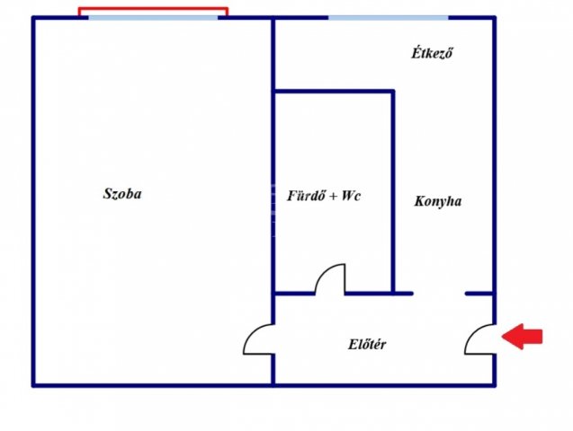 Eladó téglalakás, Székesfehérvárott 39.9 M Ft, 1 szobás