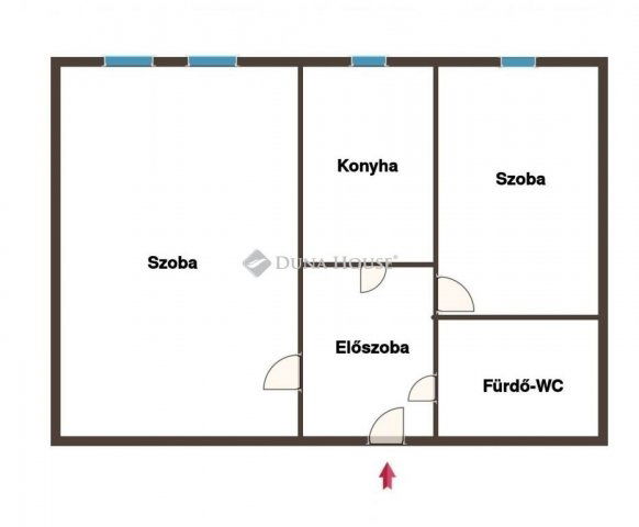 Eladó panellakás, Pécsett 34.9 M Ft, 2 szobás