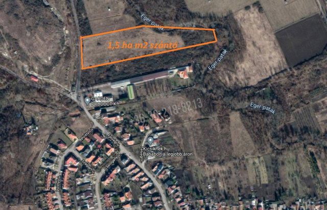 Eladó telek, Egerben 25 M Ft / költözzbe.hu