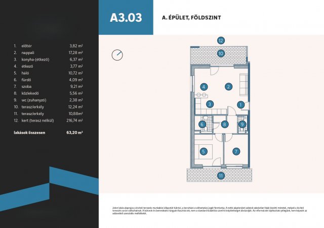 Eladó téglalakás, Vámosszabadin 72.55 M Ft, 1+2 szobás