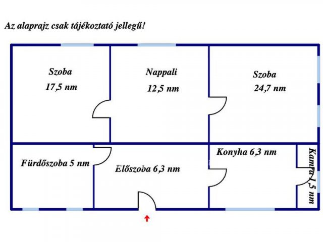 Eladó családi ház, Pándon 31.5 M Ft, 2 szobás