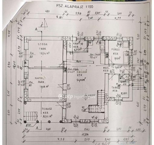 Eladó családi ház, Monostorapátin 89.9 M Ft, 7 szobás