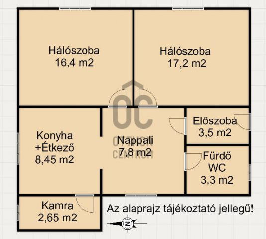 Eladó családi ház, Fityeházon 22 M Ft, 2 szobás