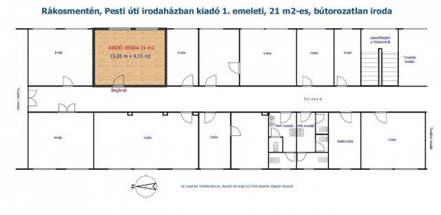 Kiadó iroda, Budapesten, XVII. kerületben 61 E Ft / hó