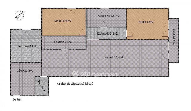 Eladó téglalakás, Dunaharasztin 84 M Ft, 2+1 szobás