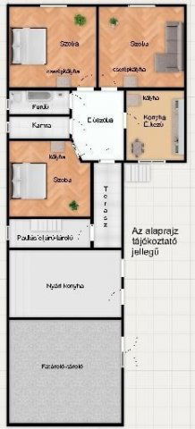 Eladó családi ház, Hárskúton 60 M Ft, 3 szobás