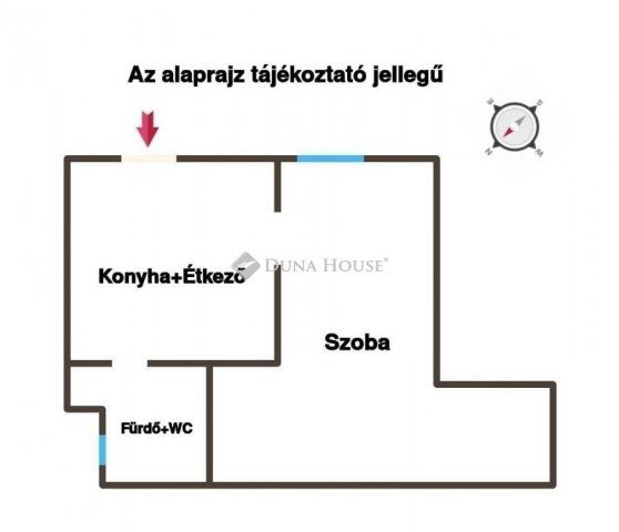 Eladó téglalakás, Budapesten, VIII. kerületben 45.5 M Ft