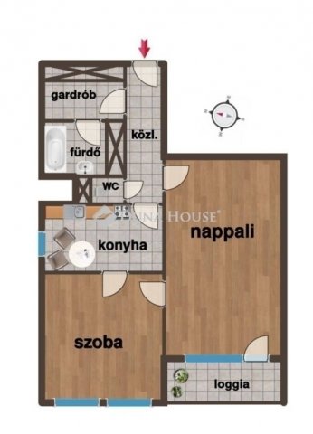 Eladó téglalakás, Szombathelyen 41.5 M Ft, 2 szobás