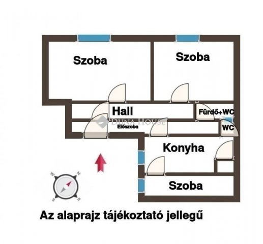 Eladó téglalakás, Budapesten, VII. kerületben 114 M Ft, 3 szobás