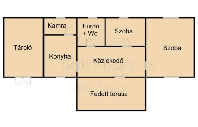 Eladó családi ház, Muraszemenyén 8 M Ft, 2 szobás