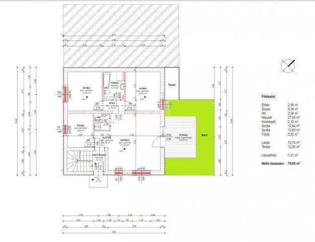 Eladó téglalakás, Budaörsön 109.9 M Ft, 4 szobás