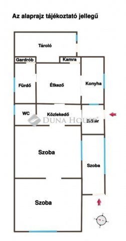 Eladó családi ház, Ráckevén 72.5 M Ft, 3 szobás