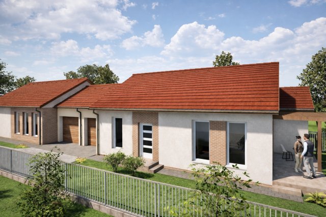 Eladó ikerház, Dömsödön 61.9 M Ft, 3 szobás