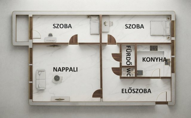 Eladó panellakás, Budapesten, X. kerületben 77.5 M Ft, 3 szobás