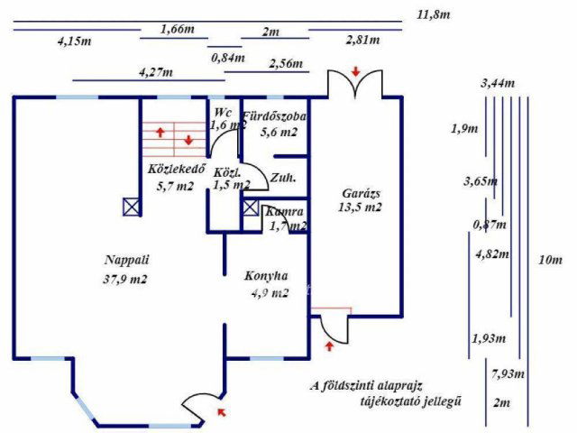 Eladó családi ház, Kecskeméten 98 M Ft, 6+1 szobás