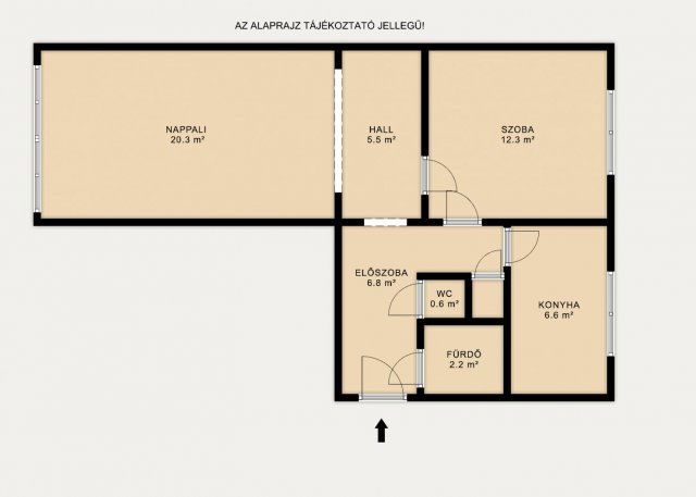 Eladó panellakás, Tatabányán 39 M Ft, 2 szobás